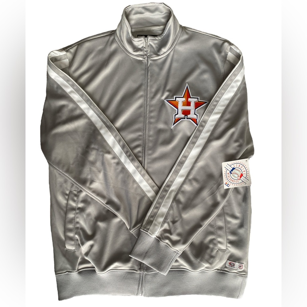 Houston Astros Warmup Jacket sz L NWT